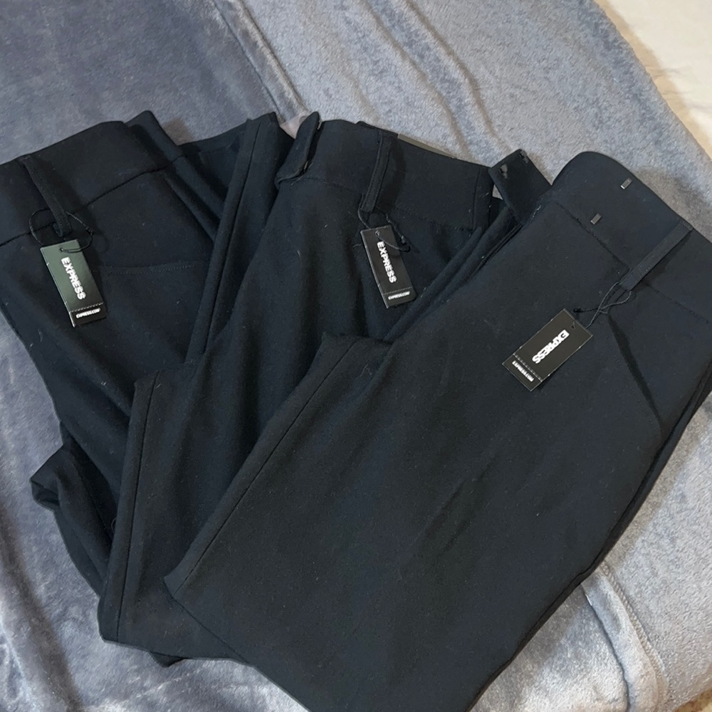 Mid rise ankle slacks